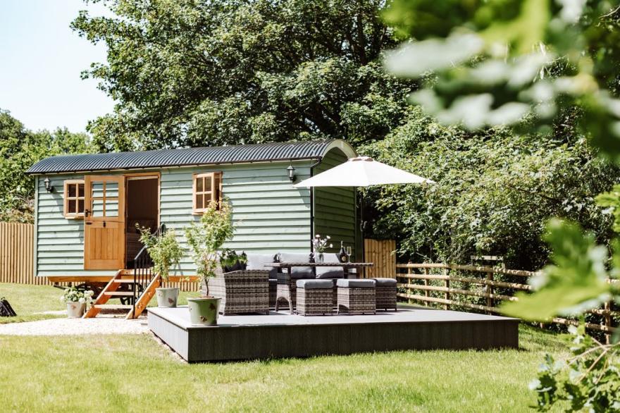 Shepherds Hut at Lythwood