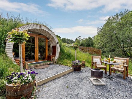 Log Cabin in Llanidloes, Mid Wales