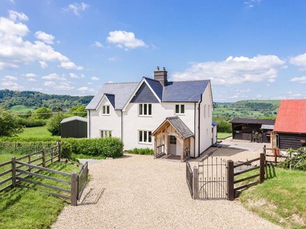 House in Llanidloes, Mid Wales