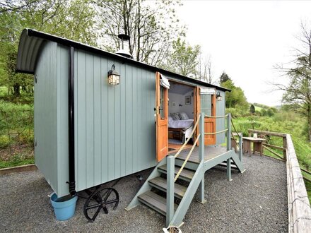 Log Cabin in Llanidloes, Mid Wales