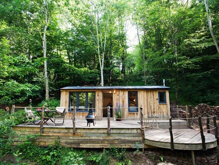 Log Cabin in Abergavenny, Mid Wales