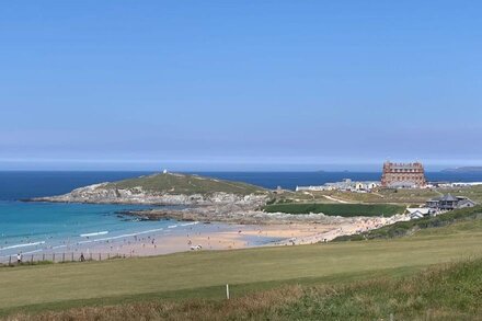 Beautiful property overlooking Fistral Beach and Newquay Golf Course