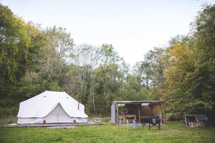 Luxury secluded glamping in the Brecon Beacons