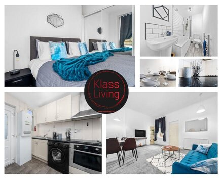 One bedroom Apartment by Klass Living Coatbridge - Garturk Apartment