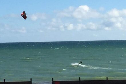 Holiday Home overlooking the sea with parking