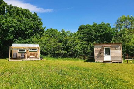 Dartmoor Family Cabin sleeps 2 adults , 2 children