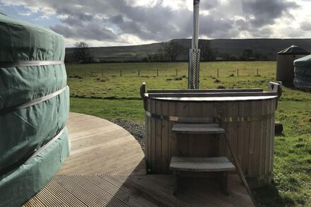 With views across Wether Fell, waking up in Goldfinch Yurt is like no other