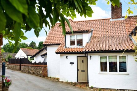 Tucked away in the village of Saxthorpe, Inglenook, a semi-detached cottage dates back in parts to t