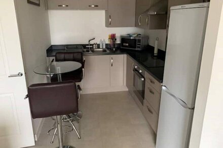 Lovely 1-bedroom flat in rental unit free parking