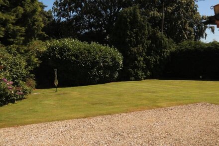 Converted barn in quiet rural location.