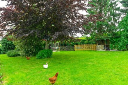 THE LOG CABIN, with a garden in Adforton