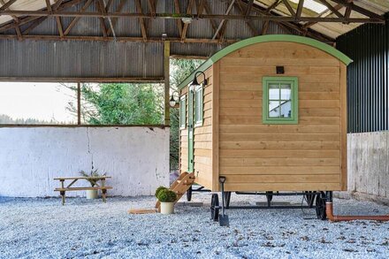 The Shepherd's Hut at Northcombe Farm