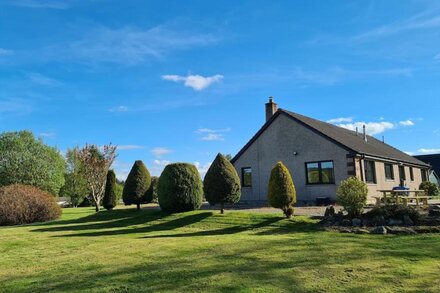 Large detached holiday home in large open garden