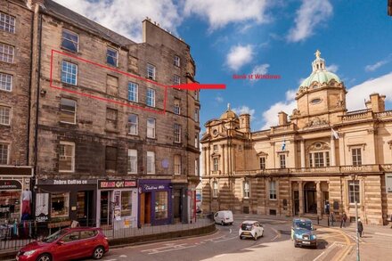 well positioned 2 bedroom property only 30 metres from the historic Royal Mile