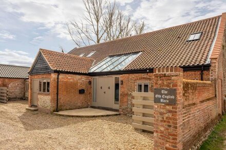 The Old English Barn, stylish, spacious and bursting with character