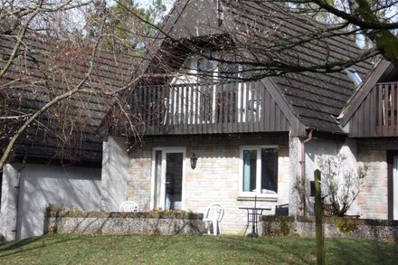 Shared Pool with our  3 bedroom Alpine style Lodge.