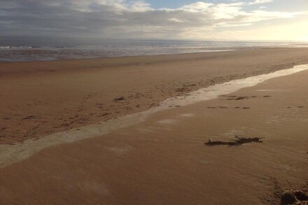 The Paddock is by the 12th Tee of Brora GC and 100 yards from the beach