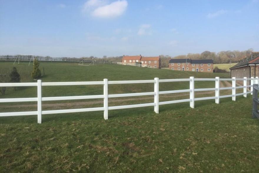 Refurbished house sleeps up to 11 people located in a rural equestrian centre