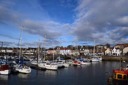 Beautiful and spacious ground floor apartment with view of harbour in Anstruther