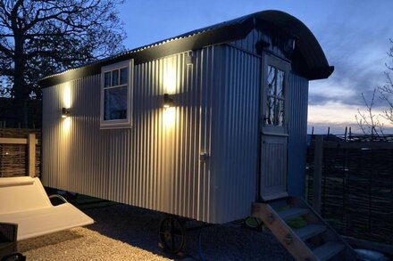 Hand crafted, this shepherds hut is a wonderful place to get away from it all.