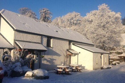 Converted Barn situated on a working hill farm in the Brecon Beacons, Wales