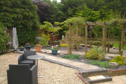 PEONIES, with a garden in Exmouth