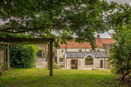 The three bedroomed, south facing Beadale Cottage in the West End of the un-spoilt and popular villa