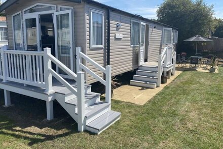 Beach Timbers 'Caravan' on Church Farm Haven Holiday Resort