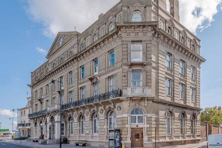 On the Quay: iconic grand building on Harwich pier