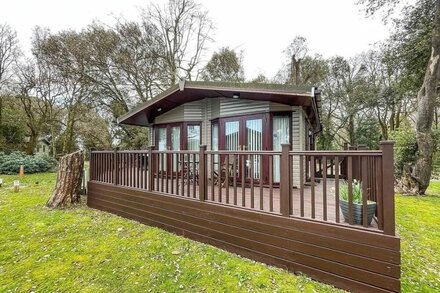 Pet friendly, luxury lodge with decking in Suffolk near the beach ref 32108A