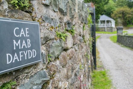 Cae Mab Dafydd -  a cosy fire that sleeps 3 guests  in 2 bedrooms