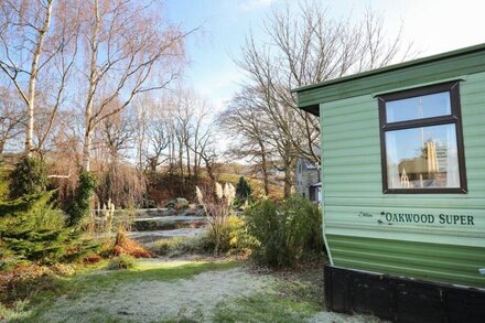 THE MILLPOND CARAVAN, family friendly, with a garden in Machynlleth