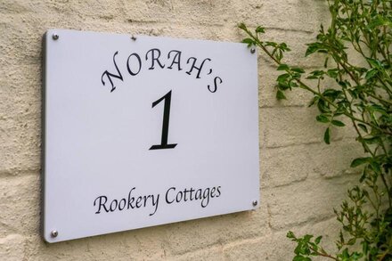 End of terrace and rural, Norah's Cottage is surrounded by countryside and is a great spot for famil