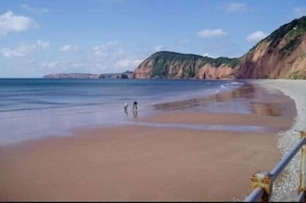 Sidmouth seafront apartment, just yards from beach,  tastefully furnished.