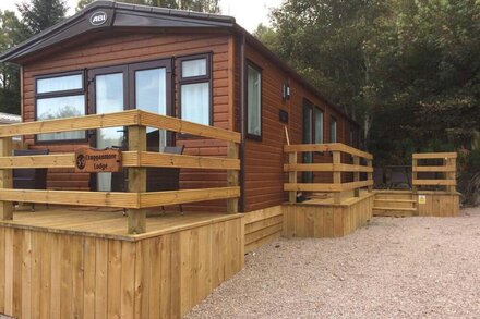 Cragganmore Lodge is a brand new build in 2017 sleeping up to 4 people.