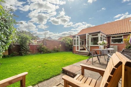 Comfortable bungalow with sunny conservatory is a fantastic bolthole for couples