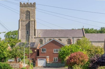 A comfortable modern 'upside-down' house tucked away on the edge of Wells.