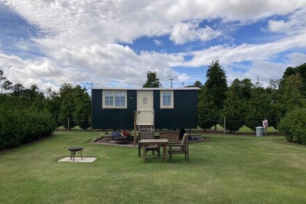 Luxury Shepherd's Hut (The Rowan) at Templehall