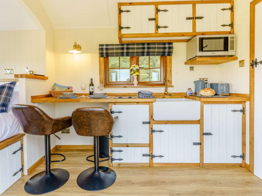 Log Cabin in Freshwater East, West Wales