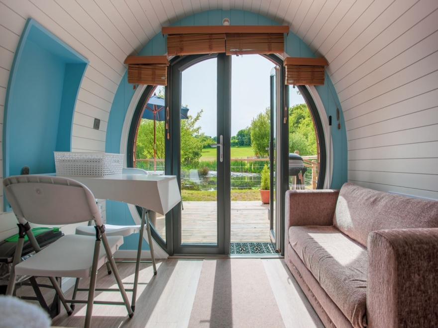 Log Cabin in New Quay, West Wales