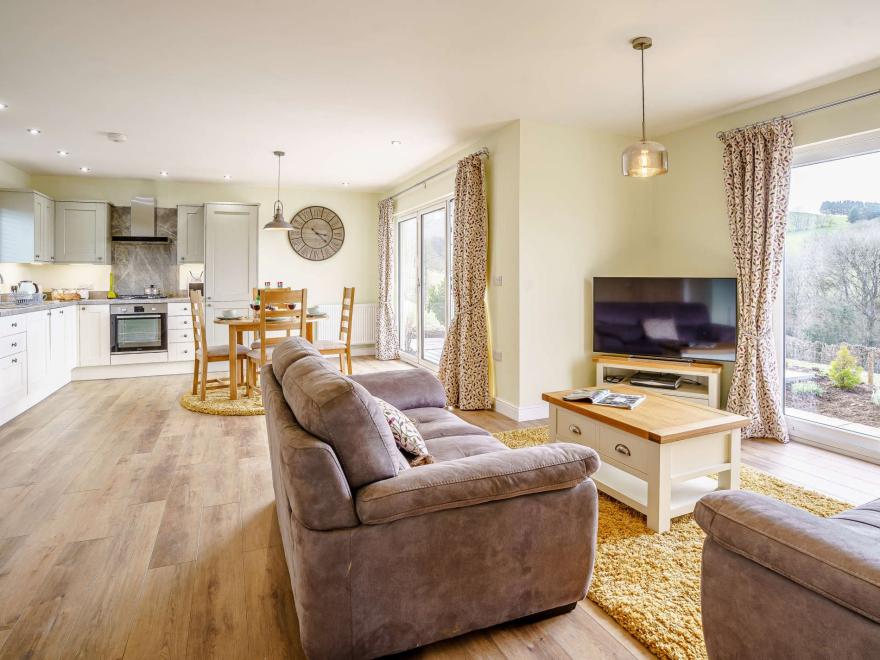Log Cabin in Llangammarch Wells, Mid Wales