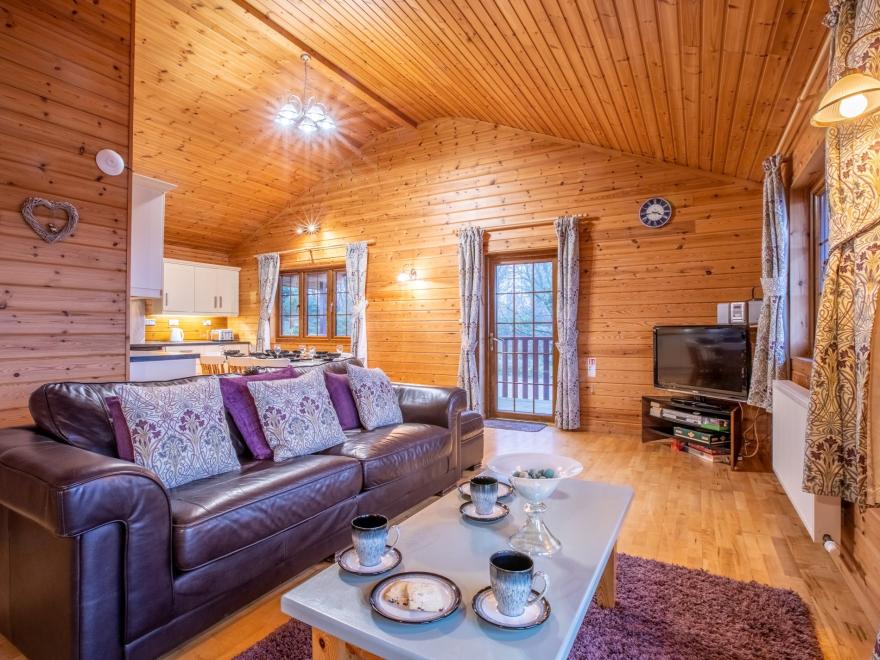 Log Cabin in Clovelly, North Devon