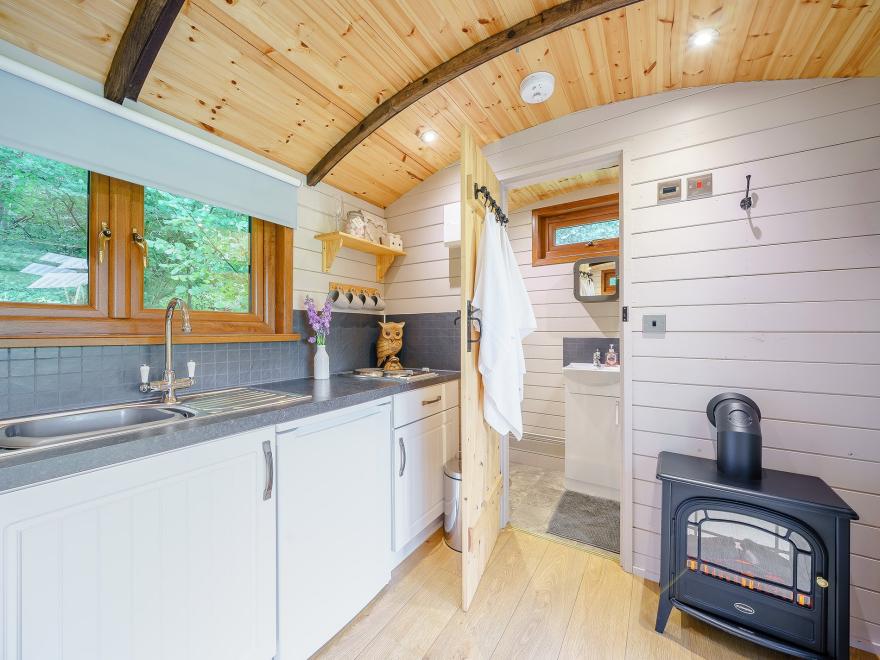 Log Cabin in Abergavenny, South Wales