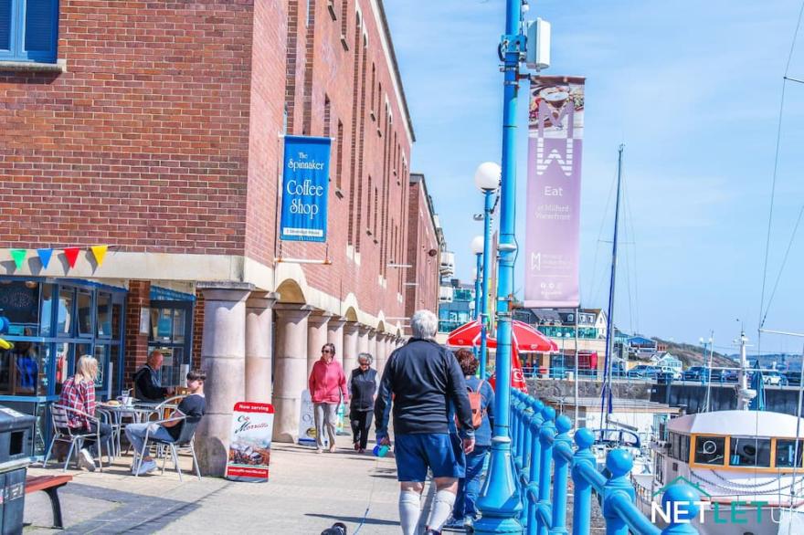 A modern and spacious marina property in the heart of Milford Marina.
