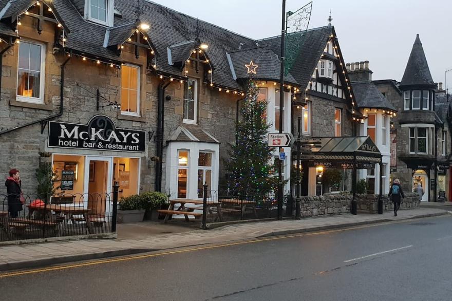 Right in the centre of Pitlochry!
