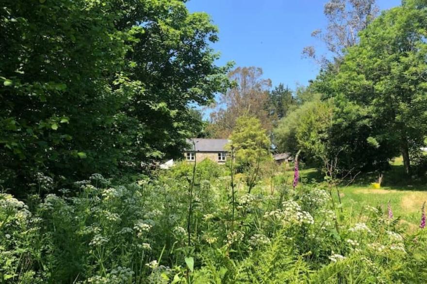 Dog friendly cottage w/woodland & lake @coskewis