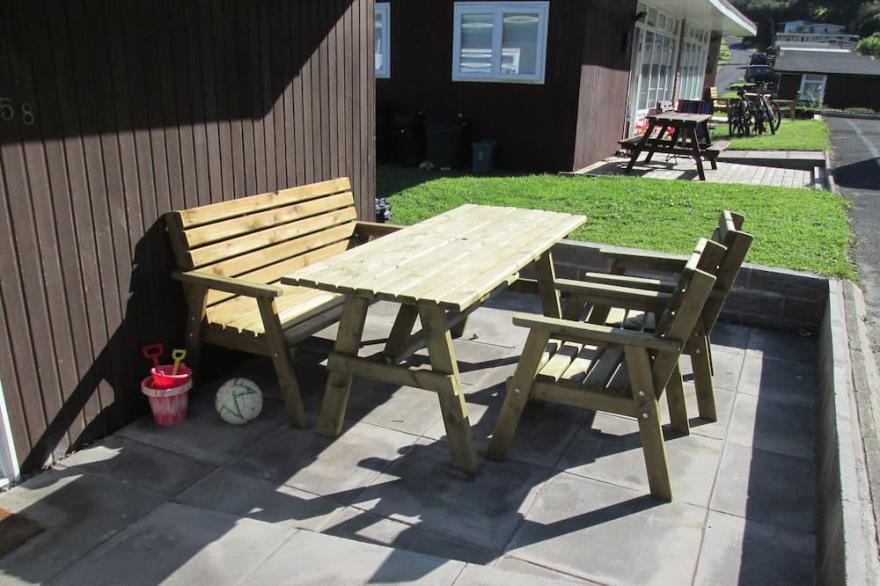 Beach Chalet At Caswell Bay, Mumbles, Swansea, South Wales