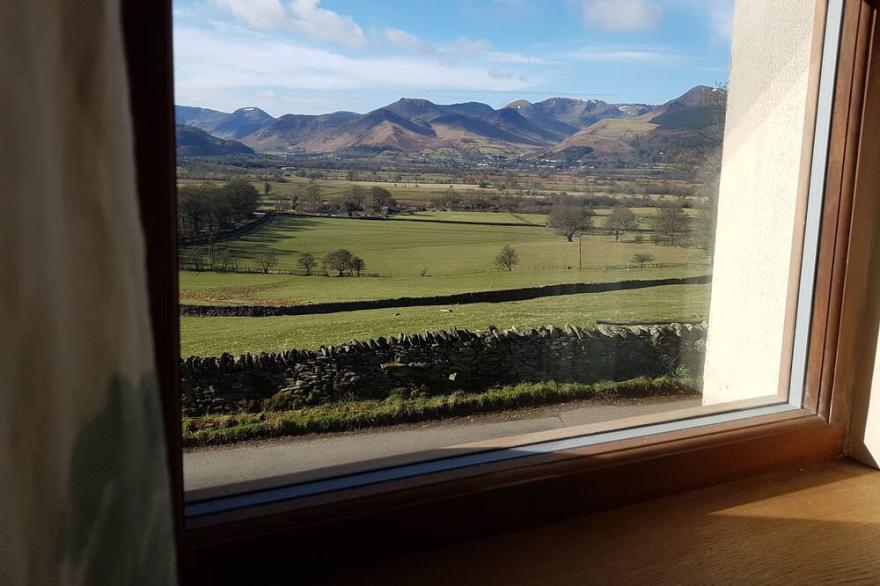 Spectacular views from 17th Century cottage in Millbeck, Keswick