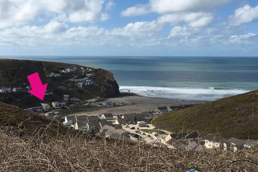 Located 60m from beach and situated opposite the sand dunes.  Loved by families.