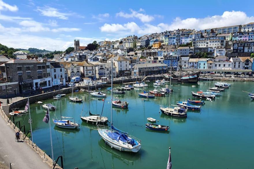 Spacious town house with commanding views over all of Torbay.